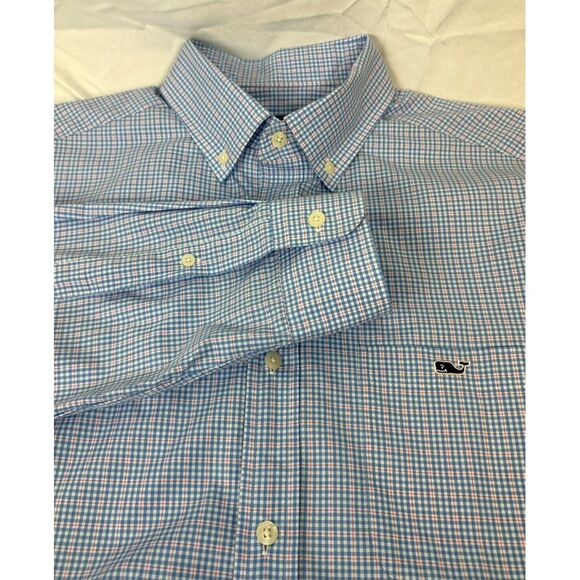 Vineyard Vines Other - VINEYARD‎ VINES Classic Fit Tucker Shirt Size M Multicolor Plaid 100% Cotton